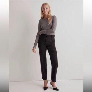 Madewell Fairbanks Pant, Size 0, Black